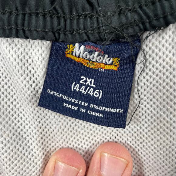 Modelo Swim Shorts Men's 2XL Black/Yellow Geometric Allover Lined Drawstring - Picture 7 of 10